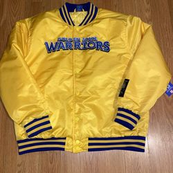 Brand New Stitched lettering Satin warm jacket size XL $100