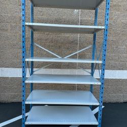 Huge size! Halloweell Industrial Shelving Unit with adjustable shelves/estante de tamaño muy grande