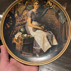 Norman Rockwell Rockwells Rediscovered Women Plate 
