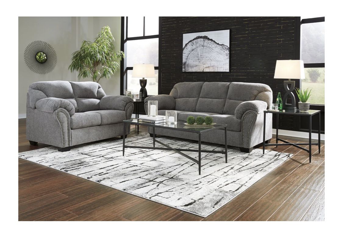 Ashley’s Furniture 2 Pc Sofa Loveseat Couch Set 