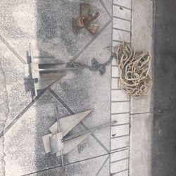 Boat Anchors.    (Middle One Sold)
