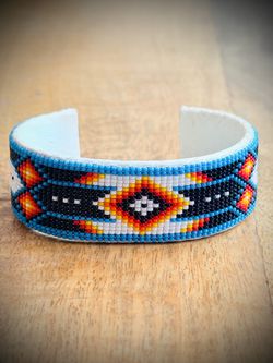 Native American Beaded Cuff Bracelet