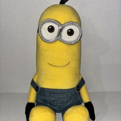 Build A Bear Despicable Me Minion Kevin 16" Plush w/ overalls