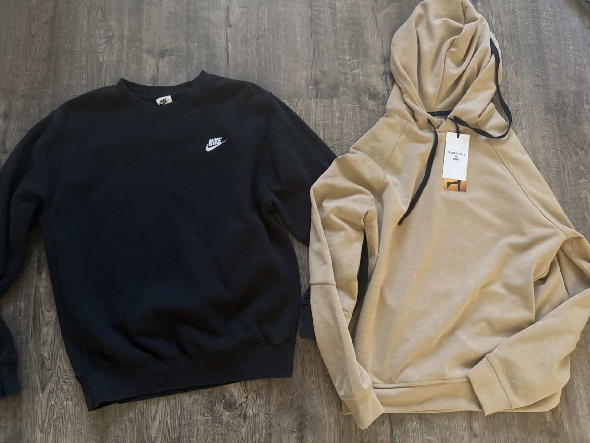 Men’s size S Nike & Keneth Cole sweatshirt bundle