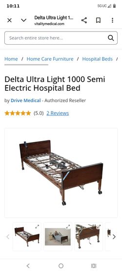 Drive Medical Delta Ultra Light 1000 Semi Electric Hospital Bed