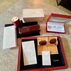 Vintage Cartier Sunglasses Mid 1988 / 1990  100% Authentic 