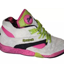 2012 REEBOK Court Victory Pump  J94309 Mens Size 11 Gray Basketball Shoes Sand 