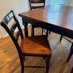 High Bar Stool Kitchen Dining Table Set 