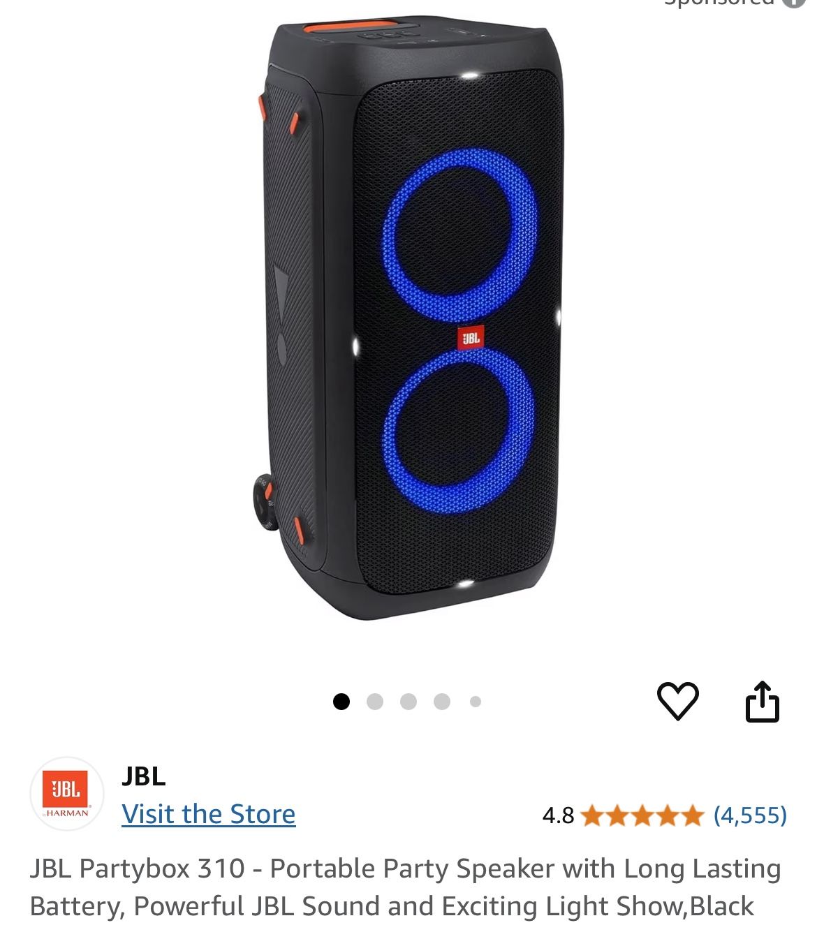 JBL PARTYBOX 310 ( W/ Speaker Stand )