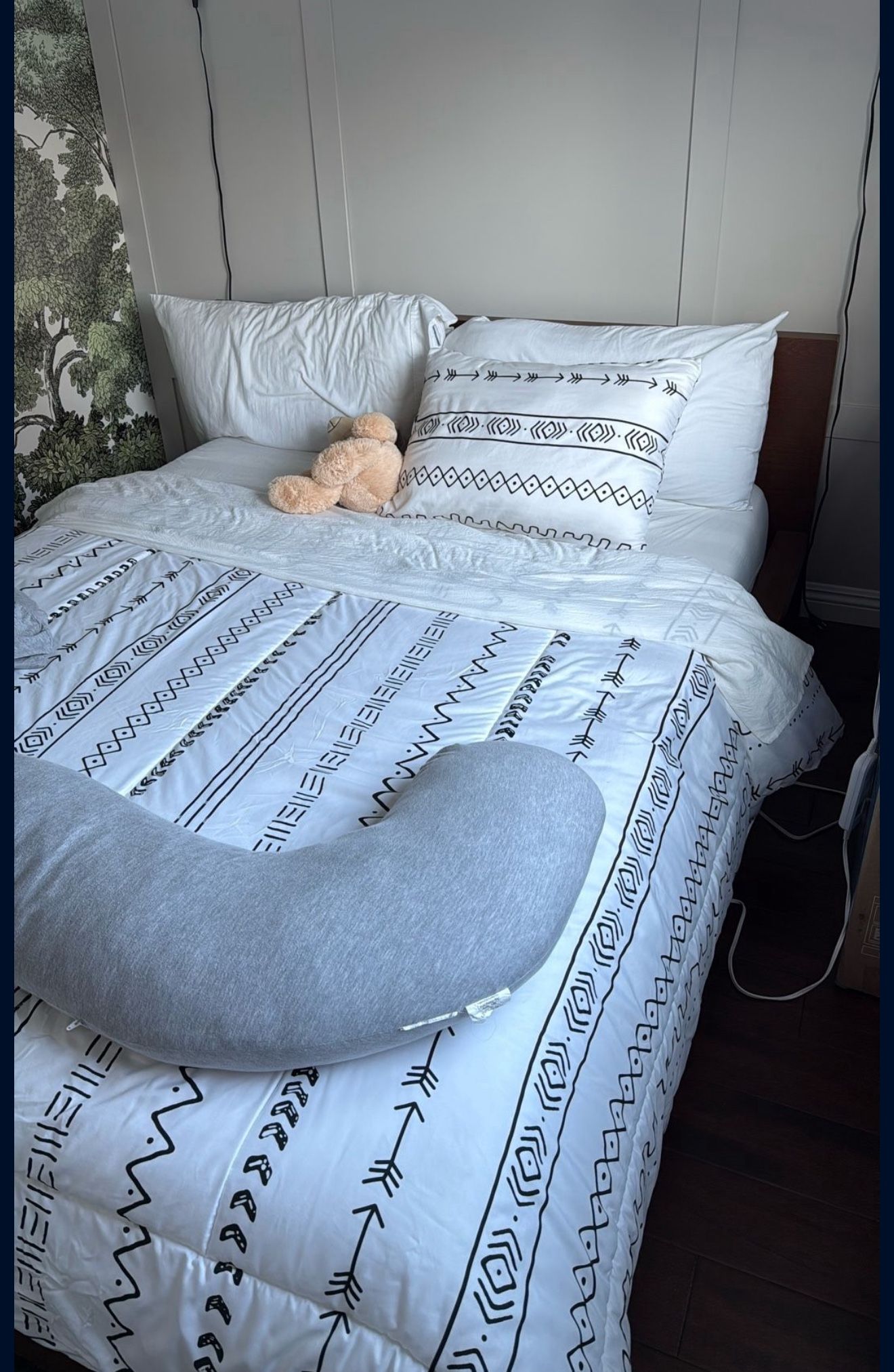 IKEA Bed frame And Mattress. - queen Size