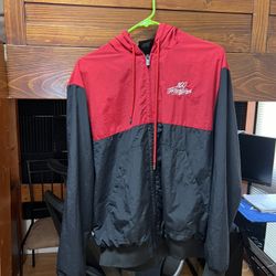 100 Thieves Windbreaker black/red Size Small 