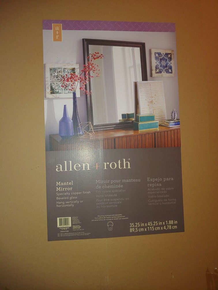 Allen +Roth Mantel Mirror