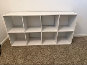 White 8-Cube Storage Organizer