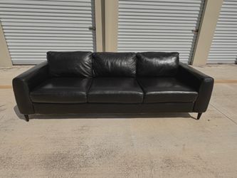 Custom 100% Leather Sofa
