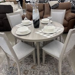 Dining Table With 4 Chairs 