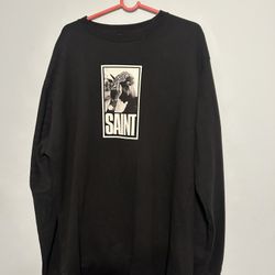 Tupac Shakur “Saint” Pull Over Sweater - 2XL