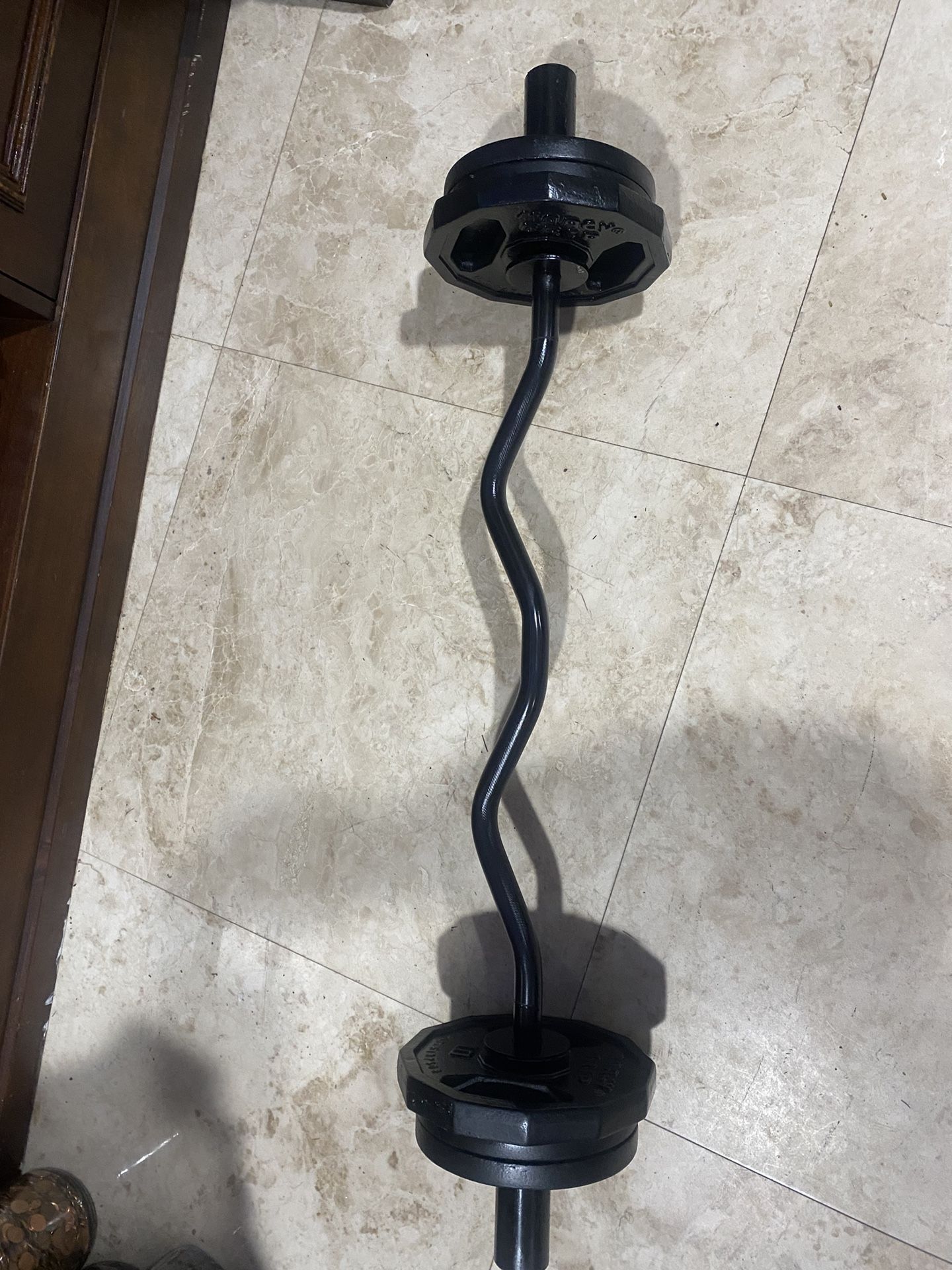 Ez Curl Bar And Weights $ 70 Both