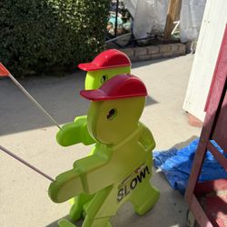 Step 2 Slow Street Signs 