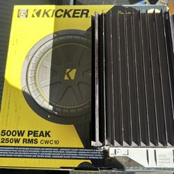 10’ kicker and bose amp