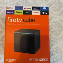 Fire TV Cube + Fire TV Alexa Voice Remote