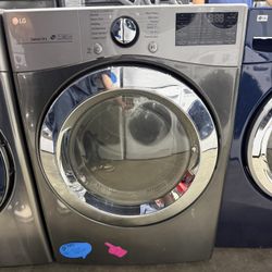 LG Stainless steel gas dryer 