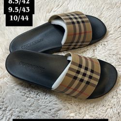 Vintage Check Burberry Slides