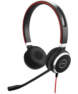 Jabra Evolve 40 Headset (both USB and 2.5mm Jack Connector)