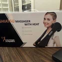 BRAND NEW IN BOX - NEVER USED VICTOR JURGEN SHIATSU MASSAGER WITH HEAT