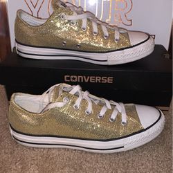 Gold Converse
