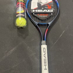 head ti reward tennis racquet Brand New With Balls