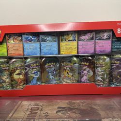 Pokemon Prismatic Costco 8 Pack Tins 