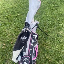 Callaway. Youth golf clubs  (left Handed)