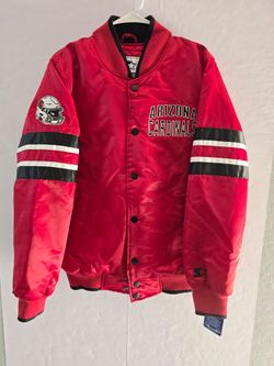Starter Arizona Cardinals Satin Bomber Jacket