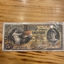 5 pesos 1910