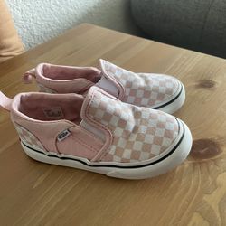 Pink Checkered Vans