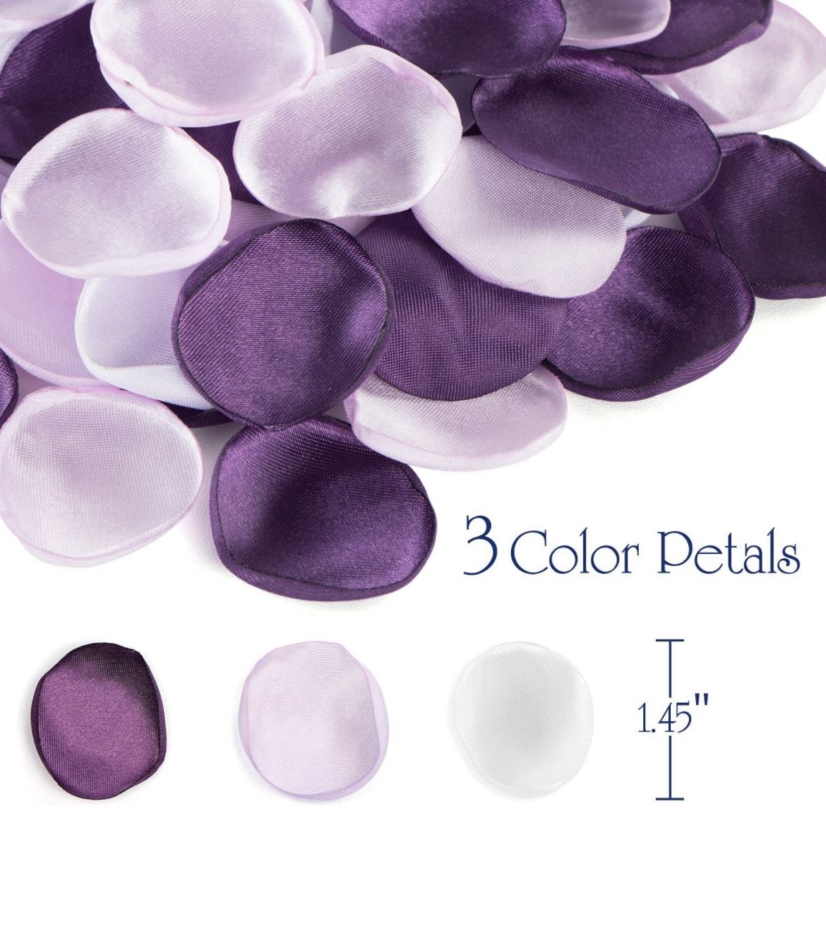 Purple Silk Rose Petals