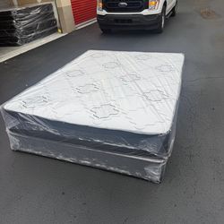 Queen Mattress Set – Medium – Brand New – Delivery Available 🚚