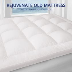 ELEMUSE  Overfilled Mattress Topper King