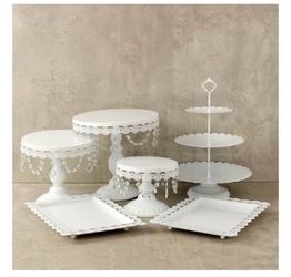 White 6pc Desert Trays *PLEASE READ DESCRIPTION*