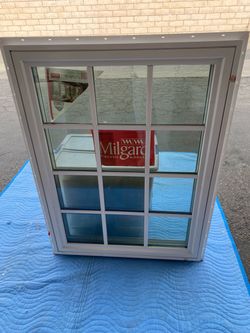 2 New Milgard Tuscany Windows 34” x 40” w/ Screens