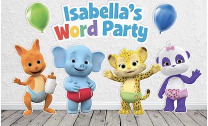Word Party Decorations