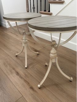 Pedestal End Tables