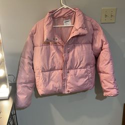 Pink Puffer Coat