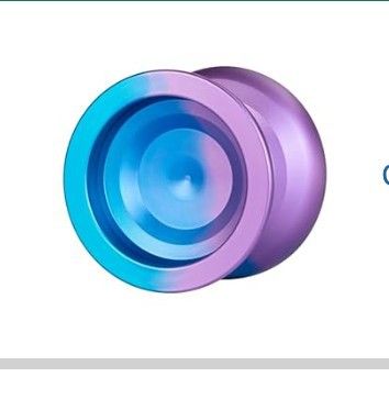 Professional Solid Aluminum Yo-yo Blue And Purple