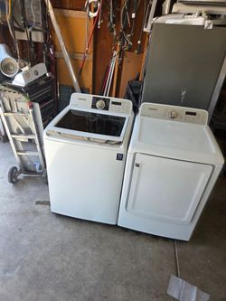 Samsung Washer And Electric Dryer Large Capacity