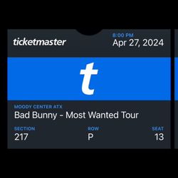 Bad Bunny - Most Wanted Tour Tickets (Austin, Tx 