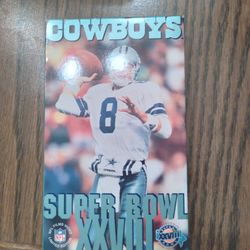 Cowboys Superbowl Vhs