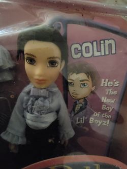MGA Bratz Lil Boyz Boy Mini Dancefloor Funk Colin Doll 4 1/2 Inches Accessories