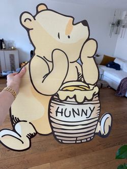Winnie Pooh foam decor for baby shower