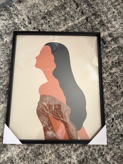 New lady picture frame wall decor